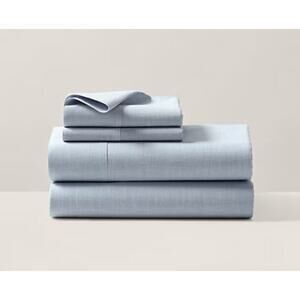 Ralph Lauren Workshirt Chambray Sheeting King Fitted Sheet